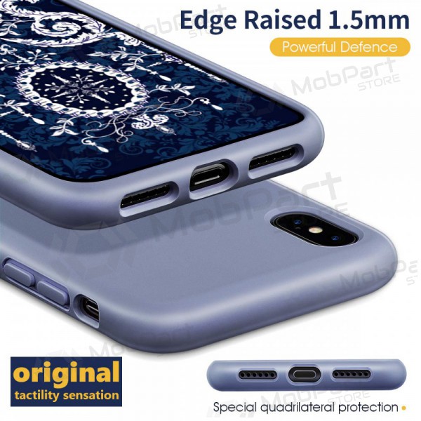 Apple iPhone 11 Pro Max hülle - Liquid Silicone 2.0mm (lavendelgrau)