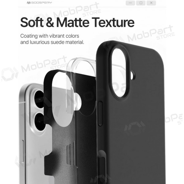Handyhülle Mercury Pure Magsafe Silicon Case Apple iPhone 17 Rot