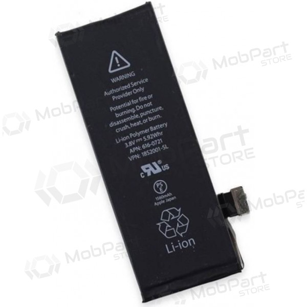 Apple iPhone 5S, 5C Batterie, akumuliatorius (1560mAh) - Premium Apple iPhone 5S, 5C Batterie, akumuliatorius (1560mAh) - Premium