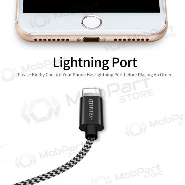 USB Kabel Dux Ducis K-ONE Lightning FastCharging 1.0m