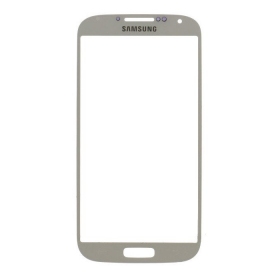 Samsung i9500 Galaxy S4 / i9505 Galaxy S4 Bildschirmglas (Weiß) (for screen refurbishing)