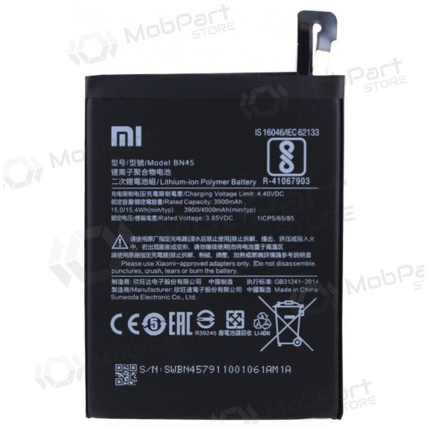 Xiaomi Redmi Note 5, Note 5 Pro Batterie, akumuliatorius (BN45) (original) Xiaomi Redmi Note 5, Note 5 Pro Batterie, akumuliatorius (BN45) (original)
