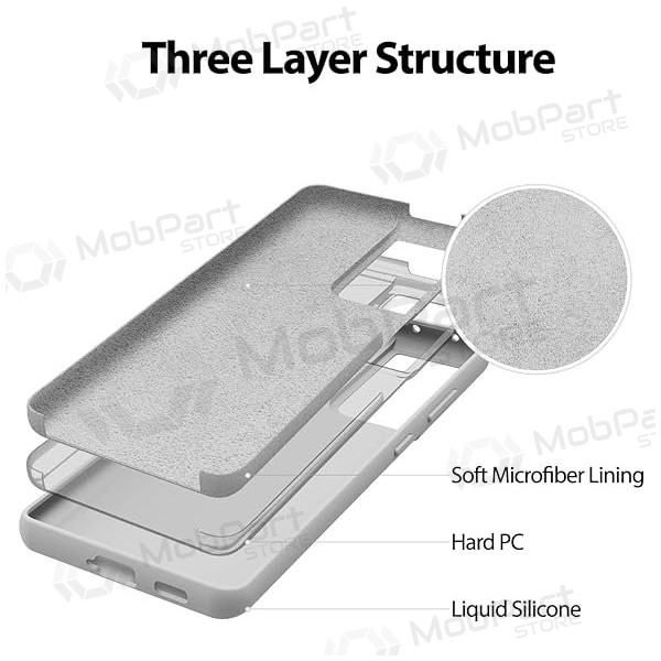 Handyhülle Mercury Silicone Case Samsung A566 A56 5G Steinfarbe