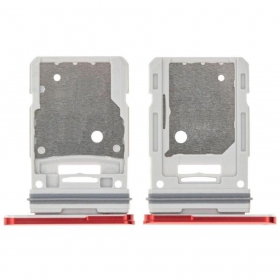 SIM-Kartenhalter Samsung G781/G780 S20 FE Cloud Red original (service pack)