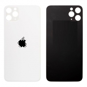 Apple iPhone 11 Pro Rückseite Akkudeckel (Silbrig) (bigger hole for camera)