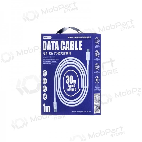 USB Kabel Remax RC-C021 USB-C to USB-C 30W 1.0m Weiß