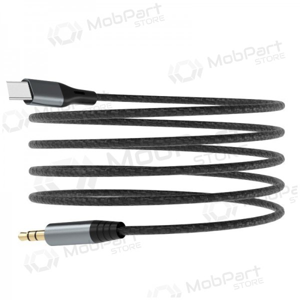 Audio-Kabel Dudao L11ProT USB-C auf 3.5 mm 1 m schwarz