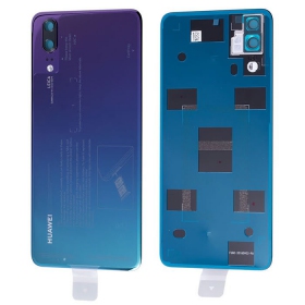 Huawei P20 Rückseite Akkudeckel (Twilight) (gebraucht grade C, original)