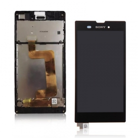 Sony D5103 Xperia T3 Display (Schwarz) (mit Rahmen) (service pack) (original)