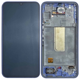 Samsung Galaxy A34 5G display (violett) (mit rahmen) (original)