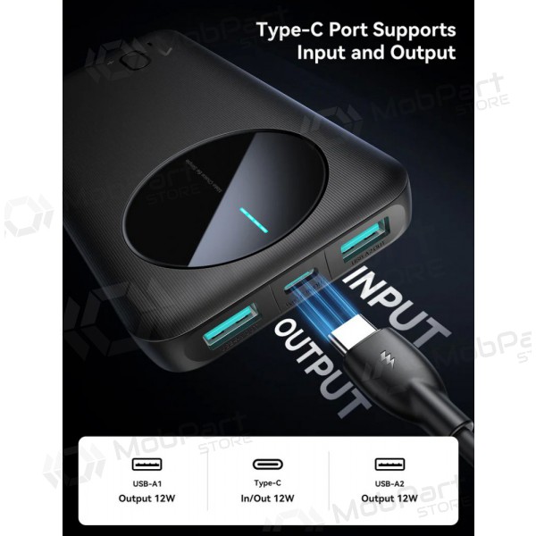 externe Batterie Power Bank Joyroom JR-PBF12 10000mAh Schwarz