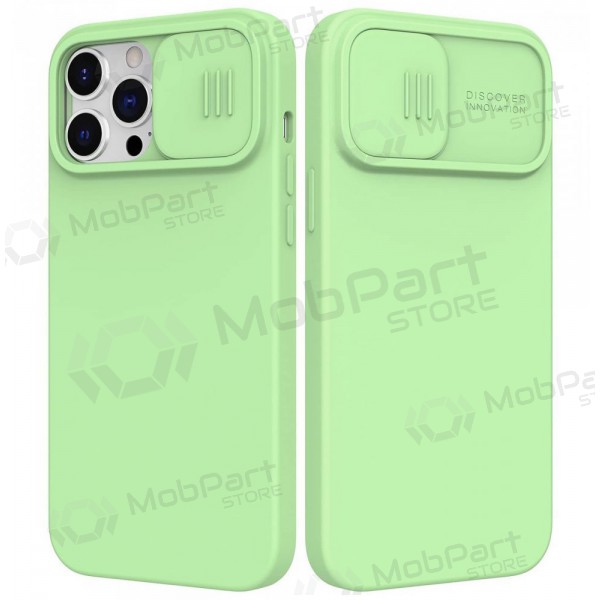 Apple iPhone 14 Pro Handyhülle „Nillkin Silicone“ (Hellgrün)