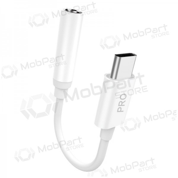 Audio-Adapter Dudao L16CPro USB-C auf 3,5 mm weiß