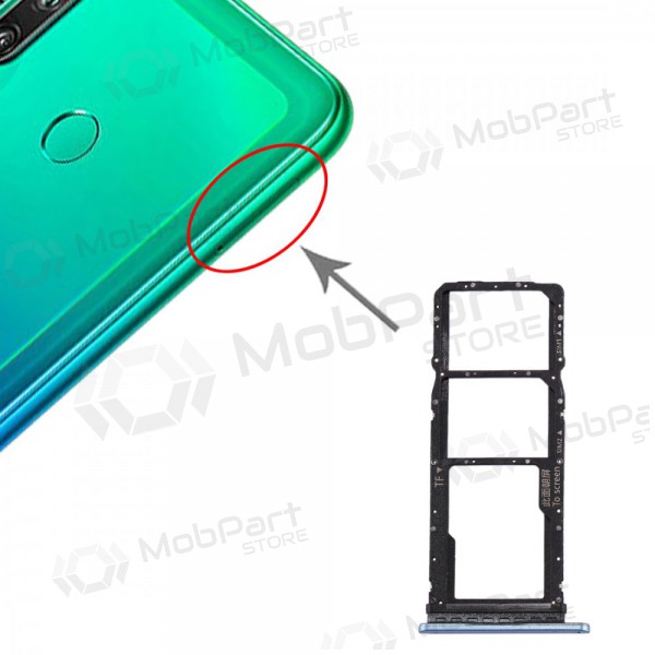Huawei P40 Lite E SIM-Kartenhalter Blau (Aurora)
