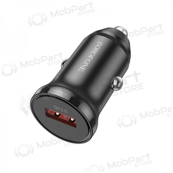 Ladegerät automobilinis Borofone BZ18 Quick Charge 3.0 18W (Schwarz)