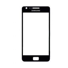 Samsung i9100 Galaxy S2 Bildschirmglas (Schwarz) (for screen refurbishing)