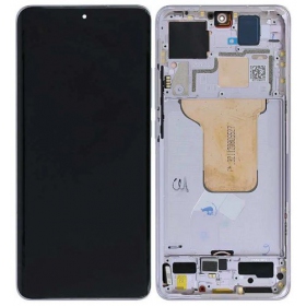 Xiaomi 12 5G / 12X / 12S Display (purpurinis) (mit Rahmen) (original)