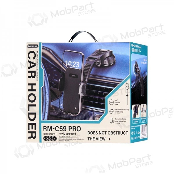 Halterung für Autotelefon Remax RM-C59 PRO (dashboard) Schwarz