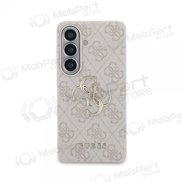 Samsung Galaxy S26 hülle - Guess PU 4G Metal Logo (rosa)