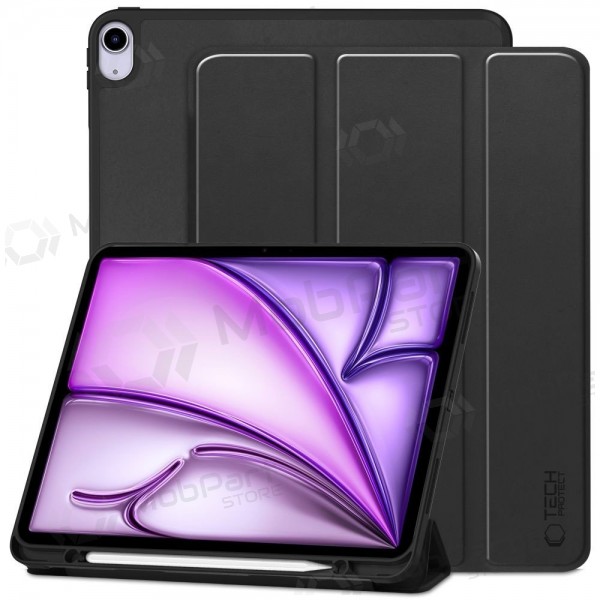 Apple iPad Air 13 M2 2024, M3 2025, M4 2026 hülle - Tech-Protect SmartCase Pen Holder (schwarz)
