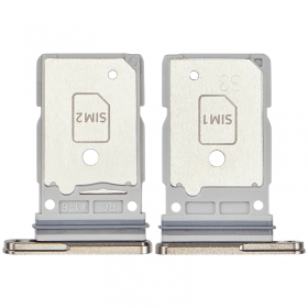 Samsung Galaxy S25 Ultra Dual SIM-Kartenhalter (Rosa / Golden ) (original)