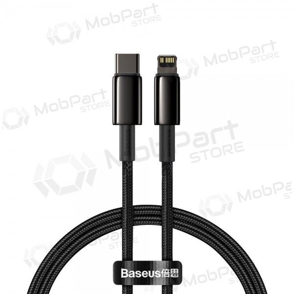 Lightning-kabel Baseus Tungsten CATLWJ-01 USB-C zu Lightning 1 m PD 20 W schwarz