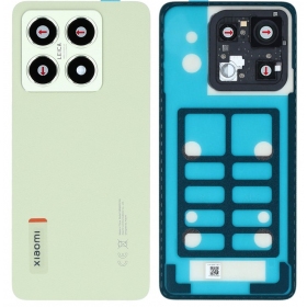 Xiaomi 14T 5G rückseitige Abdeckung (gelbgrün) (original)
