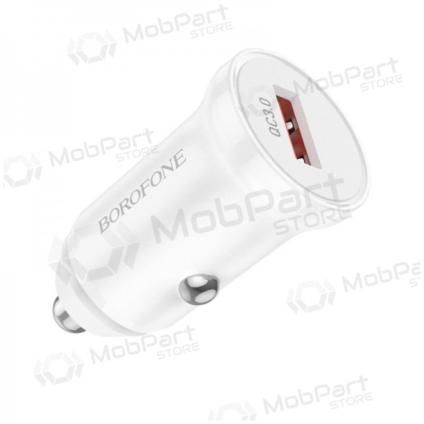 Ladegerät automobilinis Borofone BZ18 Quick Charge 3.0 18W (Weiß)