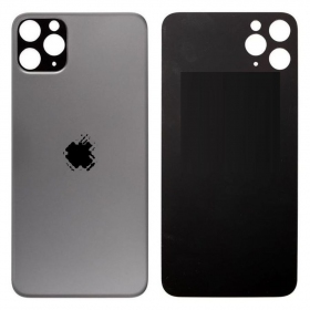 Apple iPhone 11 Pro Max Rückseite Akkudeckel Grau (space grey) (bigger hole for camera)