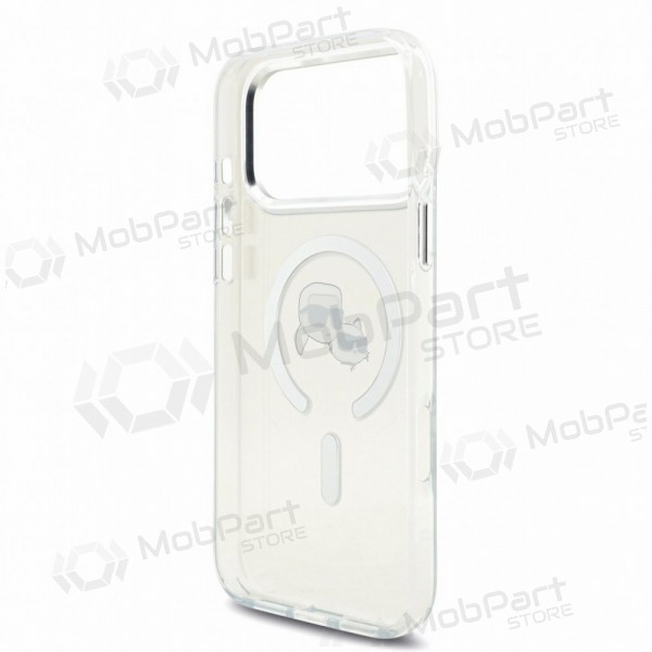 Apple iPhone 18 Pro Hülle - Karl Lagerfeld IML K&CH Heads Metal Frame MagSafe (transparent)
