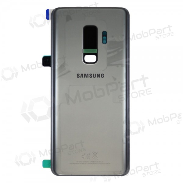 Samsung G965F Galaxy S9 Plus Rückseite Akkudeckel Grau (Titanium Gray) (gebraucht grade C, original)