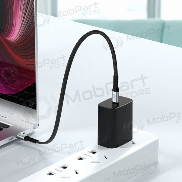 USB-C-Kabel Dudao L10C USB-C auf USB-C 0,23 m 100 W schwarz