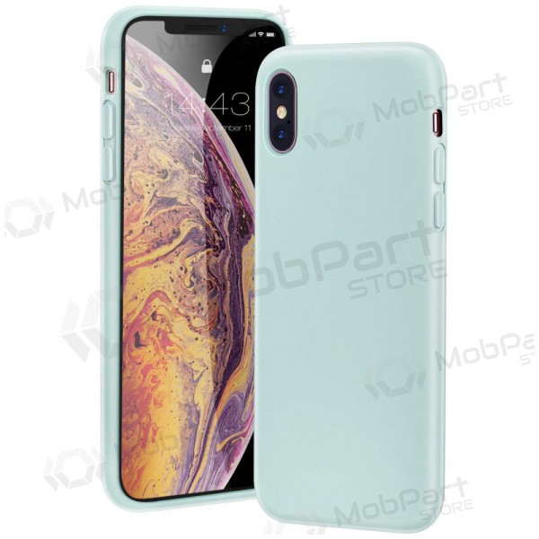 Apple iPhone 12 Pro Max hülle - Liquid Silicone - 1.5mm (mint)