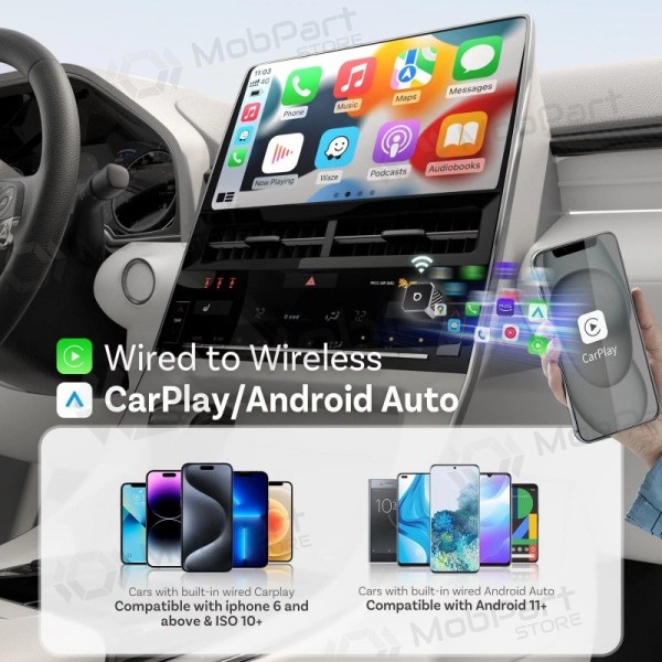 Kabelloser CarPlay / Android Auto Adapter Ottocast Mini Cube CP88-T3 schwarz