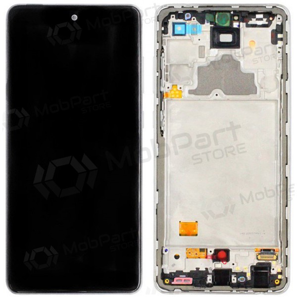 Samsung A725 A72 4G / A726 5G 2021 Display (Weiß) (mit Rahmen) (service pack) (original) Samsung A725 A72 4G / A726 5G 2021 Display (Weiß) (mit Rahmen) (service pack) (original)