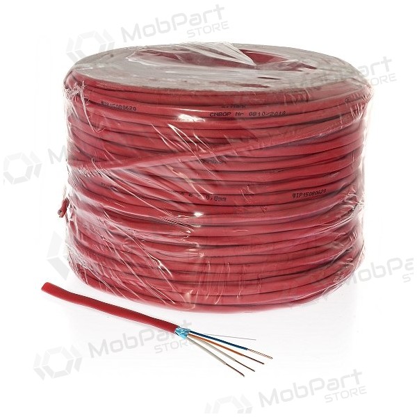 Geschirmtes brandschutzkabel Bitner YnTKSYekw 2x0.8mm (500m, Eca, massiv)