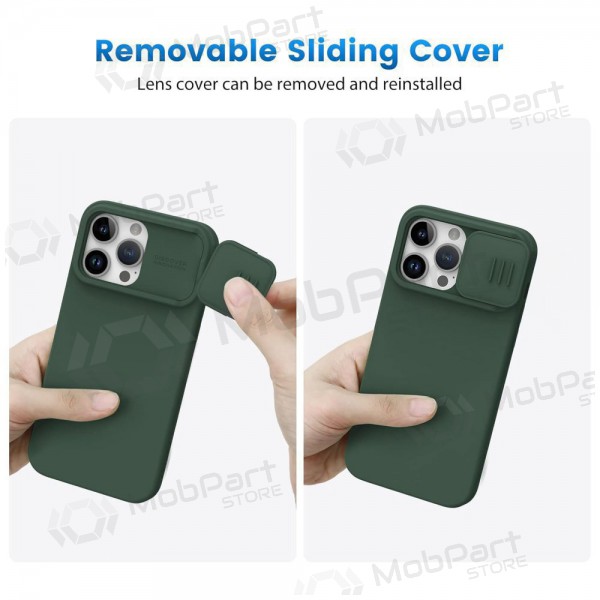 Apple iPhone 14 Pro Max Handyhülle „Nillkin Silicone“ (Dunkelgrün)