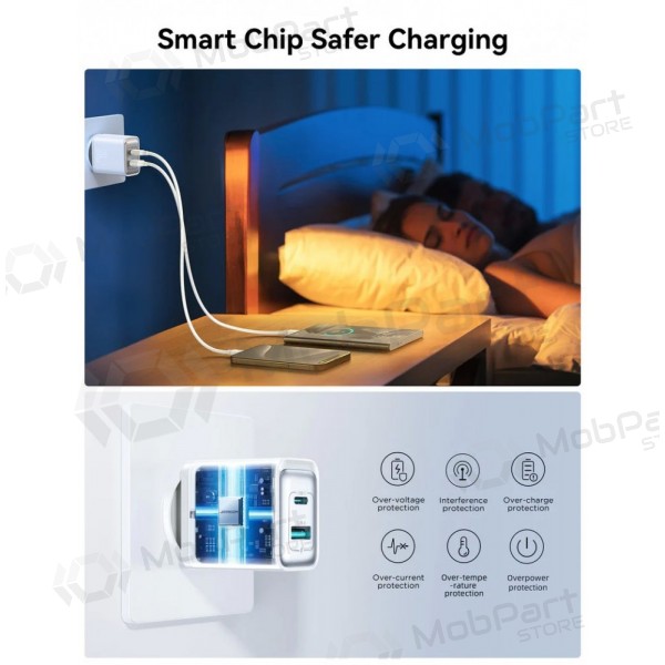Ladegerät Joyroom JR-TCF15 USB-C/USB-A 30W Weiß