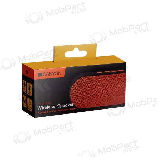 Bluetooth tragbarer Top-Lautsprecher CANYON CNE-CBTSP3BO (MicroSD, AUX, BT V4.2, 300mAh)