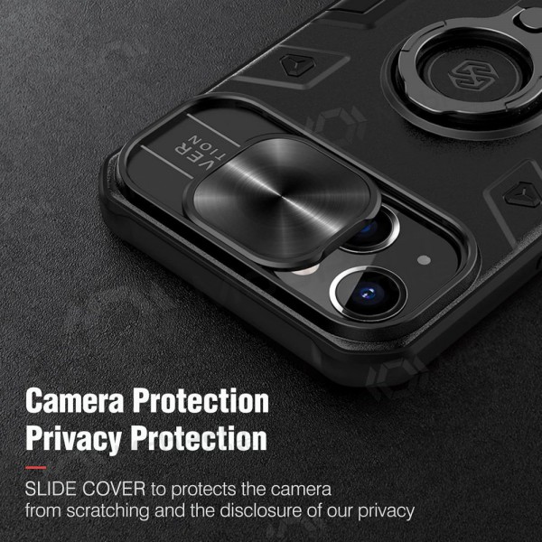 Apple iPhone 14 Pro Handyhülle „Nillkin Armor Pro“ (Schwarz)
