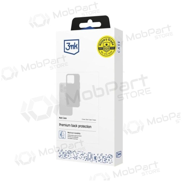 Apple iPhone 17 Pro, 18 Pro hülle - 3MK Matt Case (schwarz)