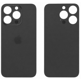 Apple iPhone 14 Pro Max rückseitige Abdeckung (schwarz) (Premium)