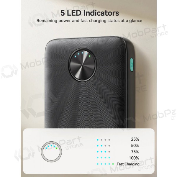 externe Batterie Power Bank Joyroom JR-PBF15 22.5W 10000mAh Schwarz externe Batterie Power Bank Joyroom JR-PBF15 22.5W 10000mAh Schwarz