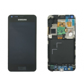 Samsung Galaxy S Advance Display (Schwarz) (mit Rahmen) (original)
