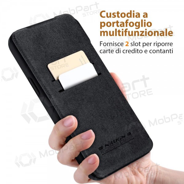 Apple iPhone 14 hülle -Nillkin Leather- (blau)