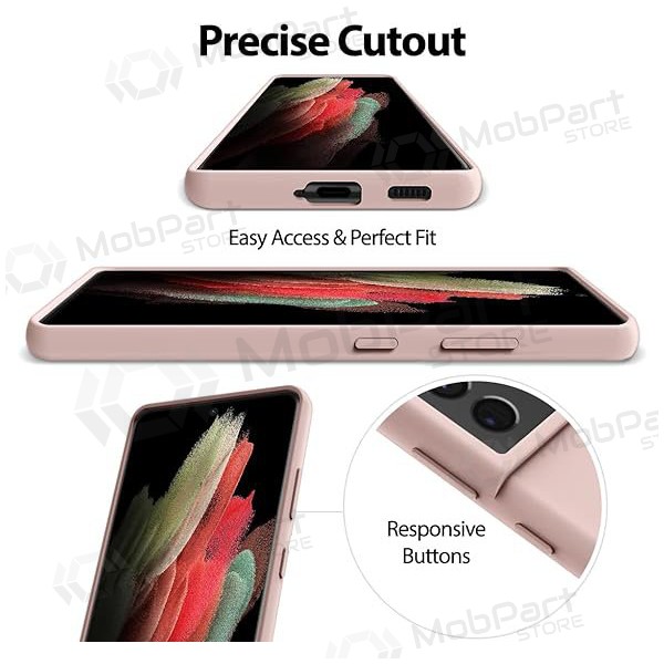 Handyhülle Mercury Silicone Case Samsung A566 A56 5G rosa Sand