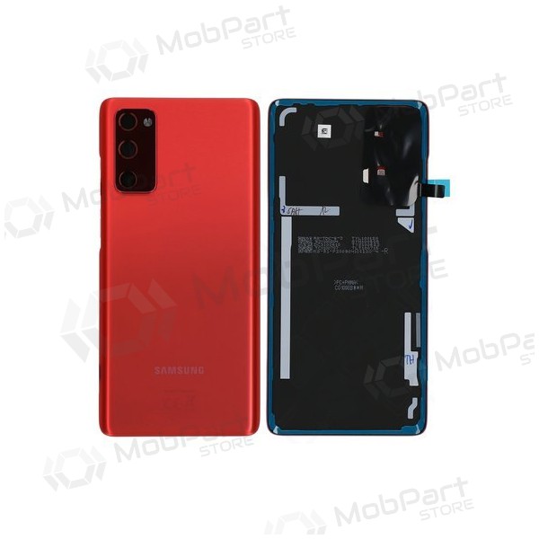 Samsung G780 / G781 Galaxy S20 FE 4G / 5G Rückseite Akkudeckel (Cloud Red) (gebraucht grade A, original)