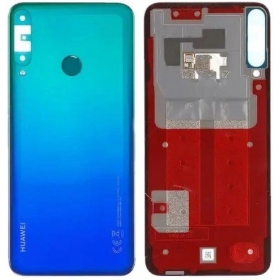 Huawei P40 Lite E rückseitige Abdeckung (blau) (original)