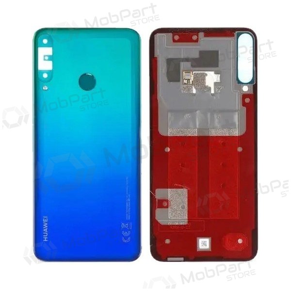 Huawei P40 Lite E rückseitige Abdeckung (blau) (original)