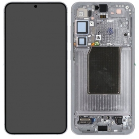 Samsung Galaxy S25+ Display (silber) (mit Rahmen) (assembled service pack)